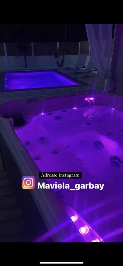 Maison A Biscarrosse Avec Piscine Et Jacuzzi Esterno foto
